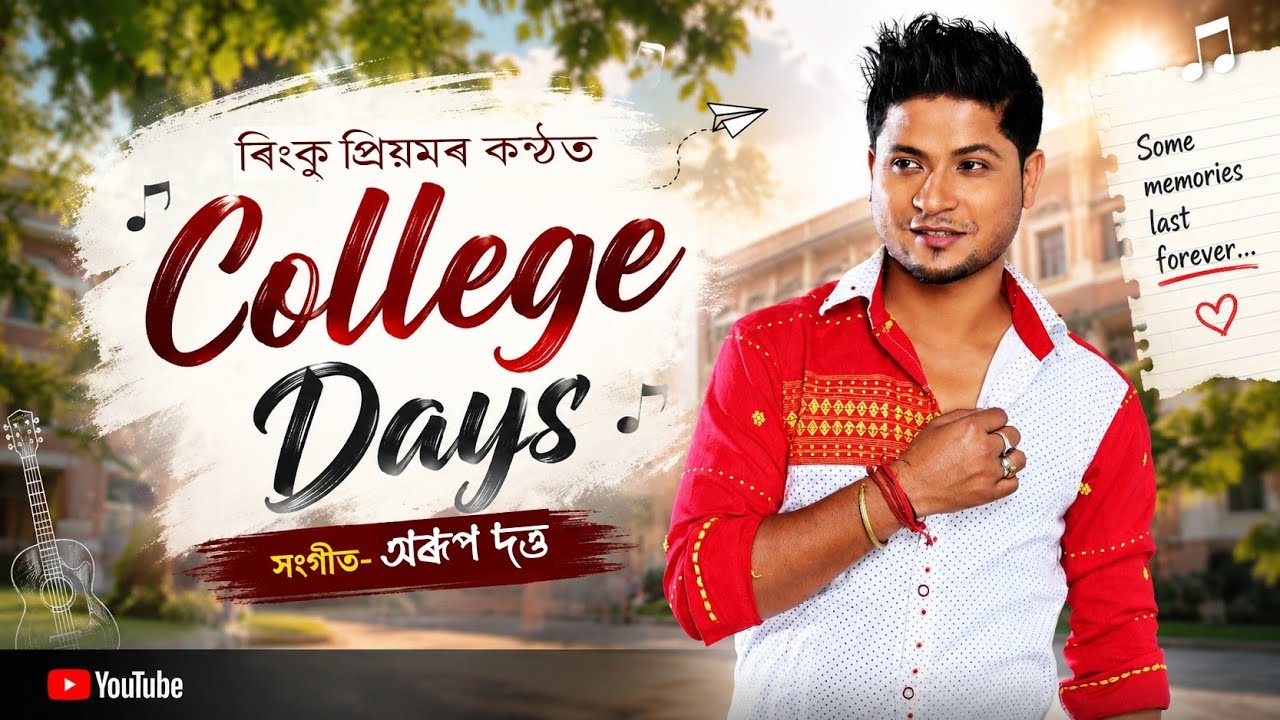 College Days By Rinku Priyam || Arup Dutta || Bimal Bora || Dhritismita || New Assamese Song