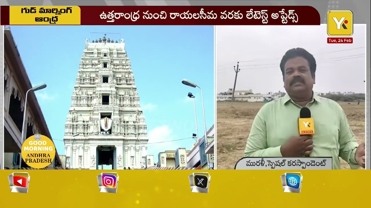 Good Morning AP: Eluru Latest Updates | ఏలూరు జిల్లాలో ఇవాళ ముఖ్య కార్యక్రమాలు, నేతల పర్యటనలు | yktv