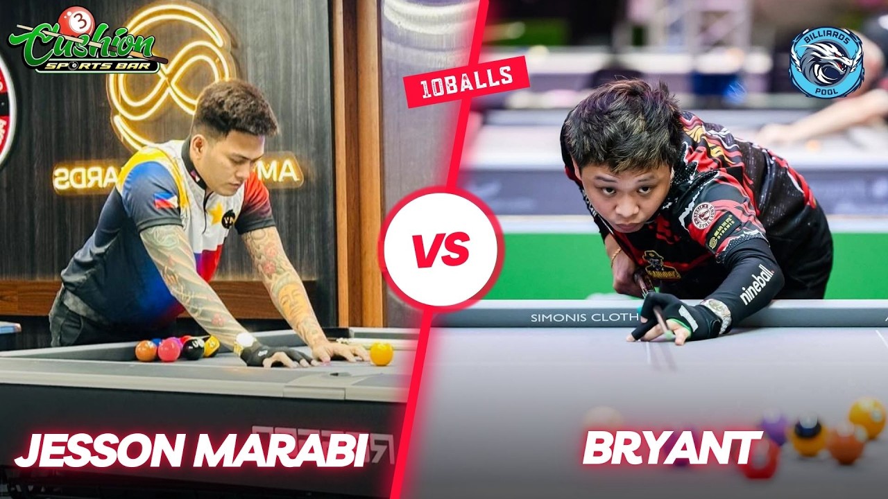 🔴BILLIARDS | BTYANT SAGUIPED VS JASSON MARABI | RACE 16