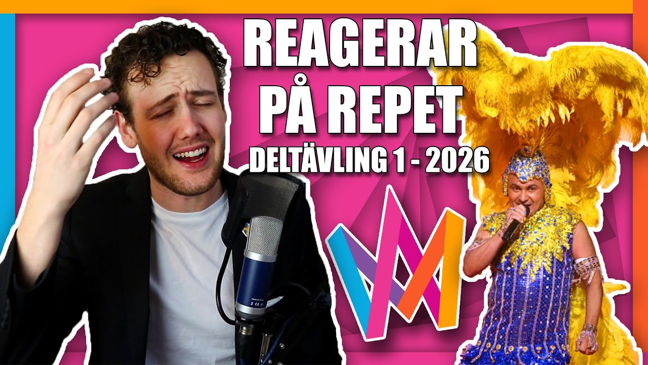 Reagerar på repet! MELODIFESTIVALEN 2026 - Deltävling 1