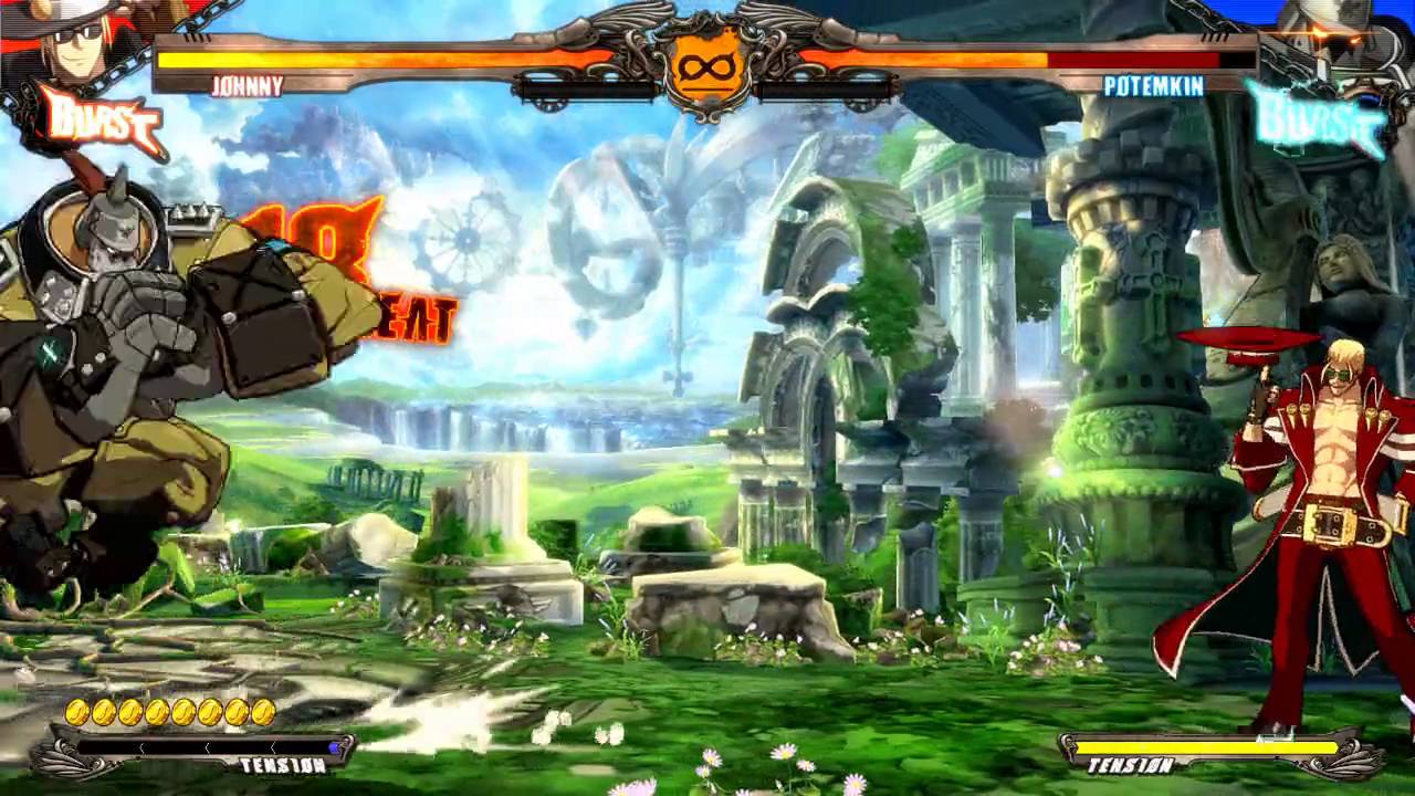 GGXrd R - Johnny combo video - DESTINATION