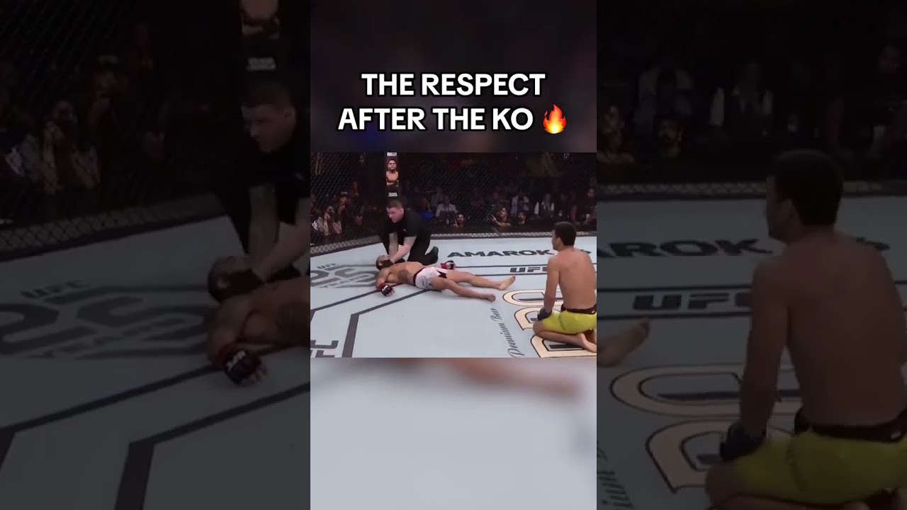 Machida bowing after the KO 😳