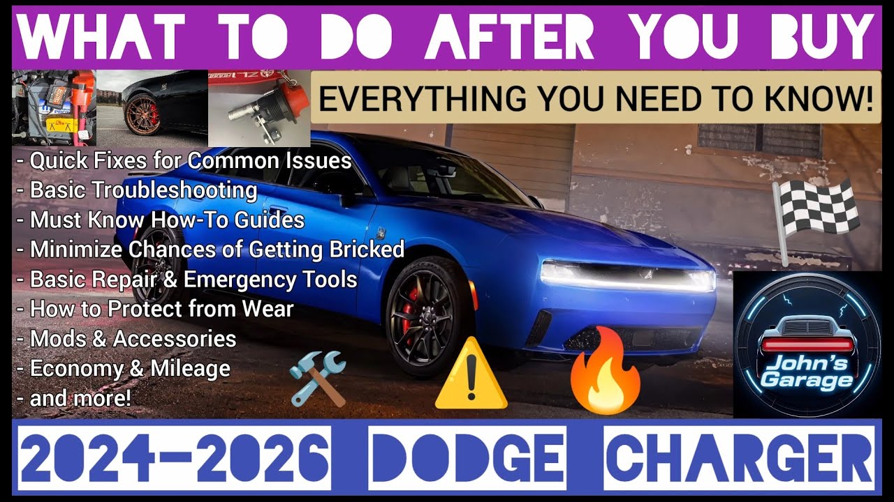 Guide: What To Do AFTER You Buy a Dodge Charger Daytona or Six Pack