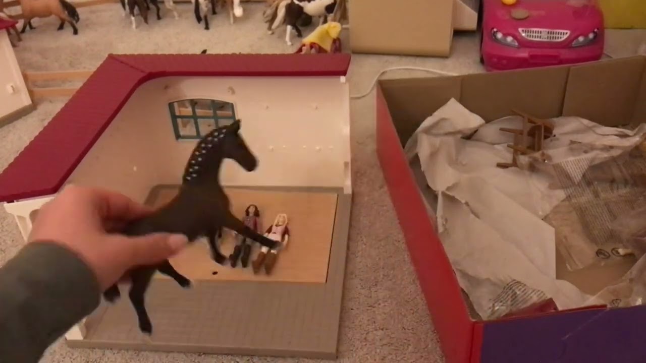 Unboxing Schleich(tack room)👏🎄👌😜