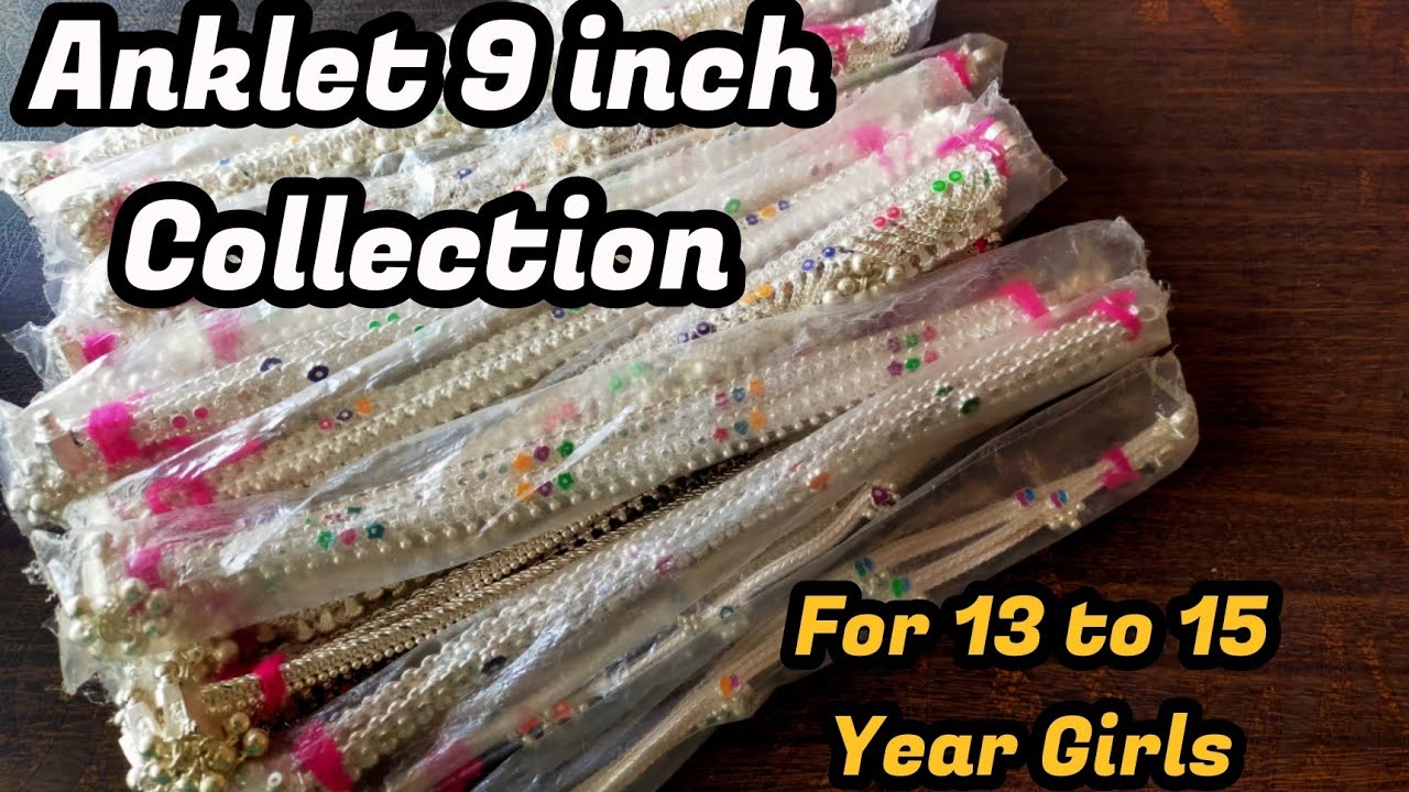 Silver Anklet 9 inch Collection February 2021 | New Payal Designs