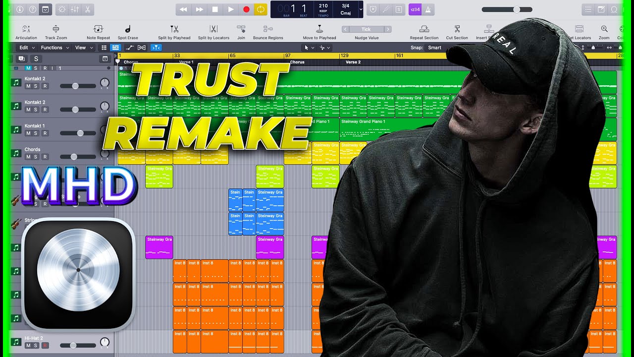 Production Tutorial: NF - TRUST Instrumental Remake (Logic Pro X)