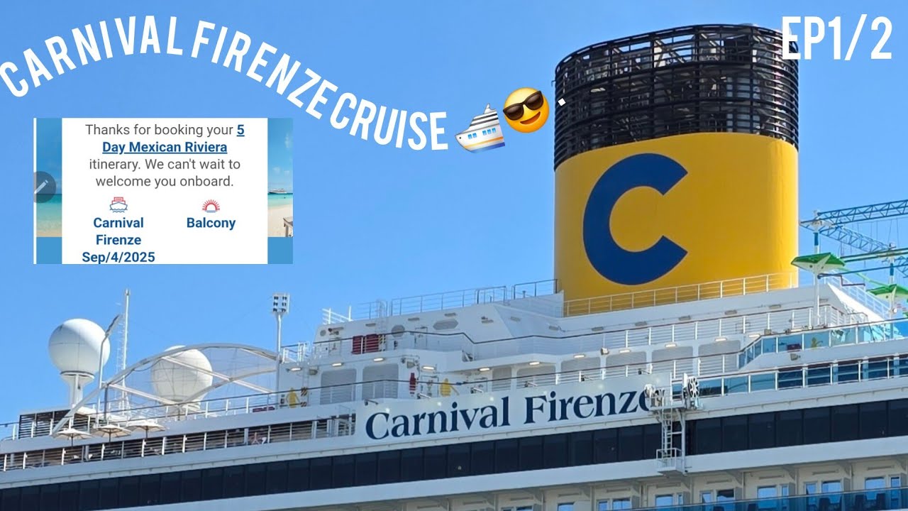 Ep1/2 5day Mexican Riviera from Long beach, Carnival Firenze Italian style..@lilythai-usa 