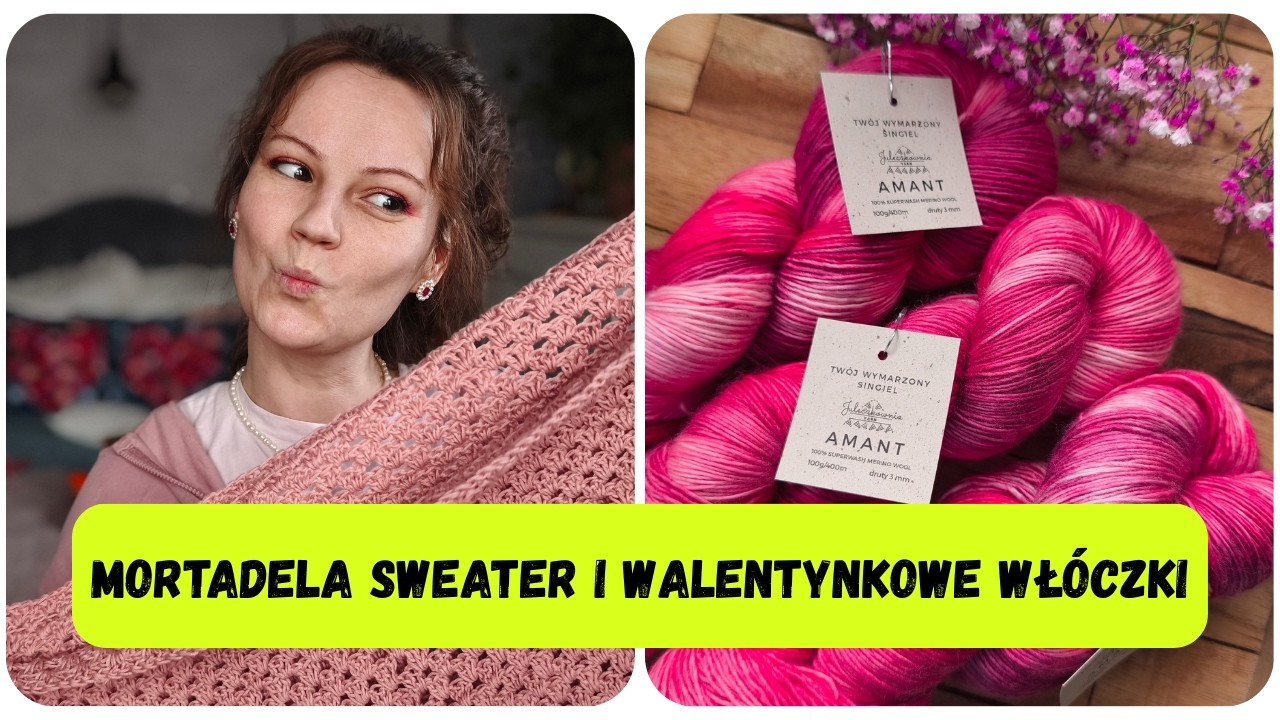 Dziergam sweter, pokazuję włóczki! - Juleczkownia 04/2026