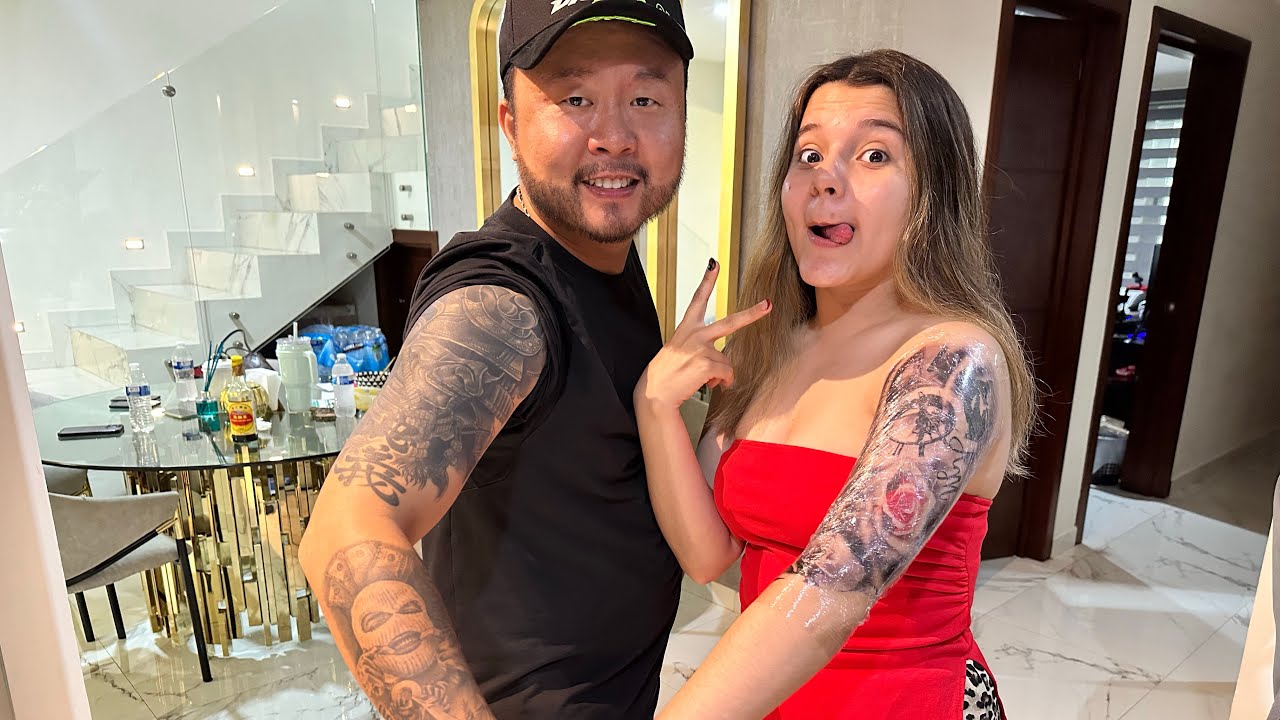 EL DÍA DE HOY LE PONGO UN TATUAJE A MI CUÑADA POR SUS 18 AÑOS Y ASÍ REACCIONA MI MUJER Y MI SUEGRO
