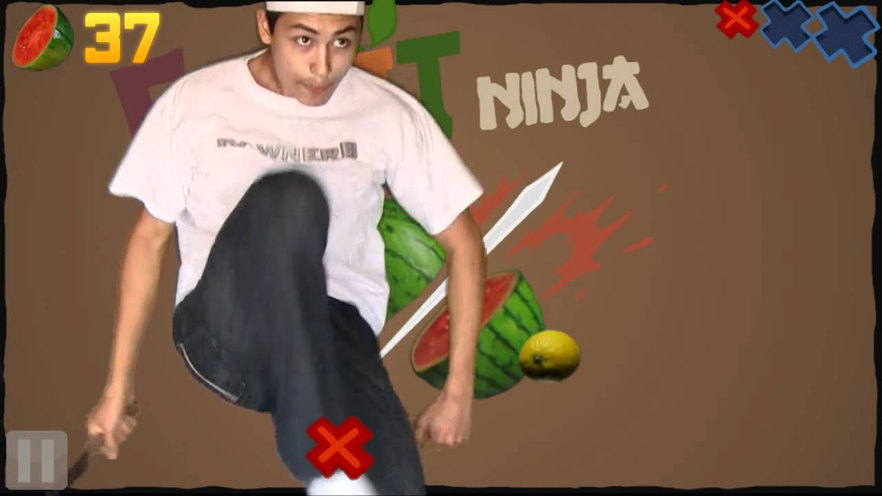 Fruit Ninja in Real Life
