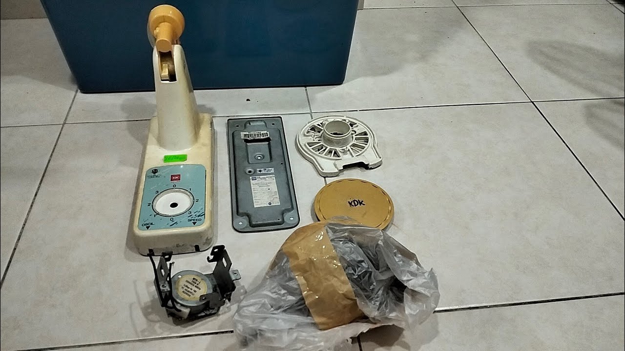 unboxing KDK wall fan parts