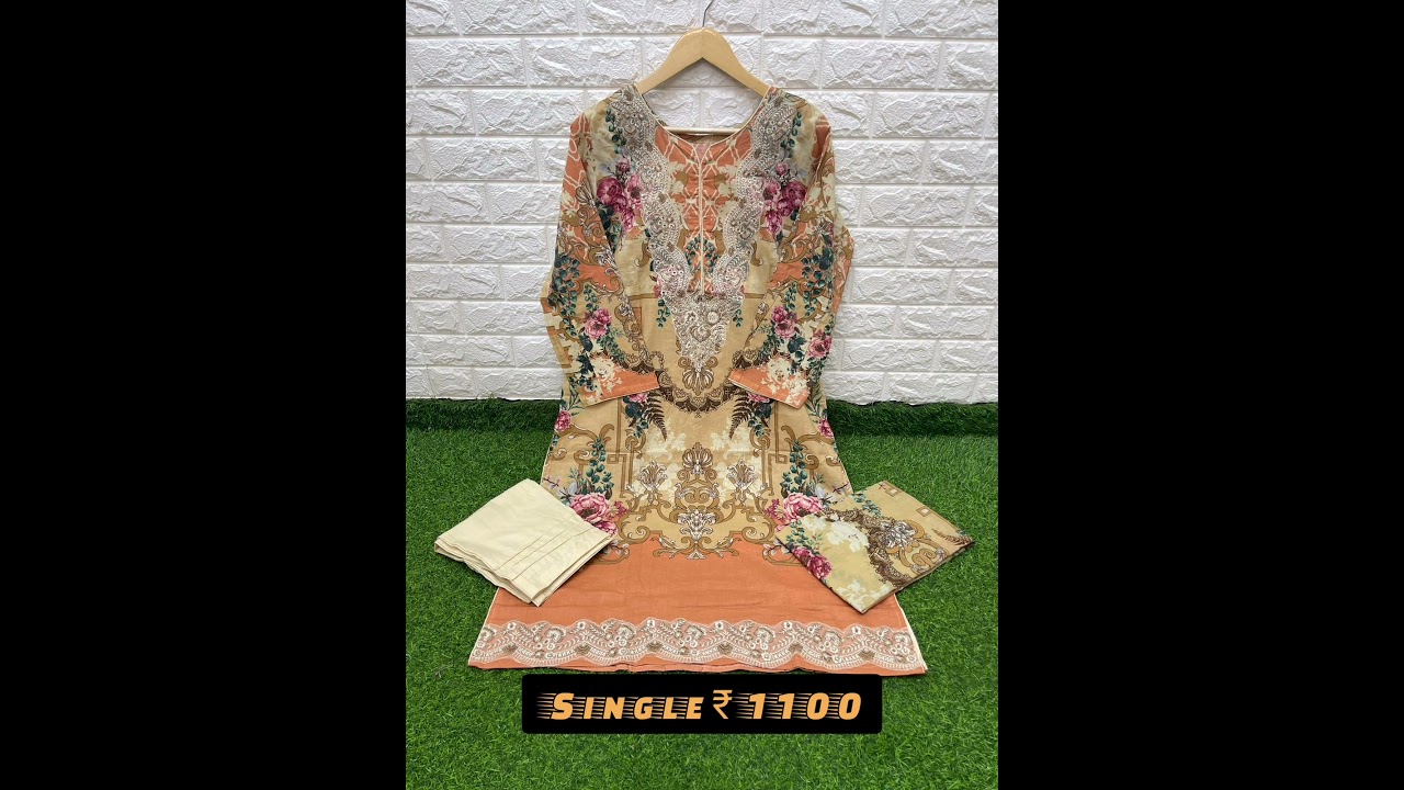 Firdous Beautiful Readymade Embroidered Pakistani Suits Single ₹1100 📱8928235579 #pakistanisuits