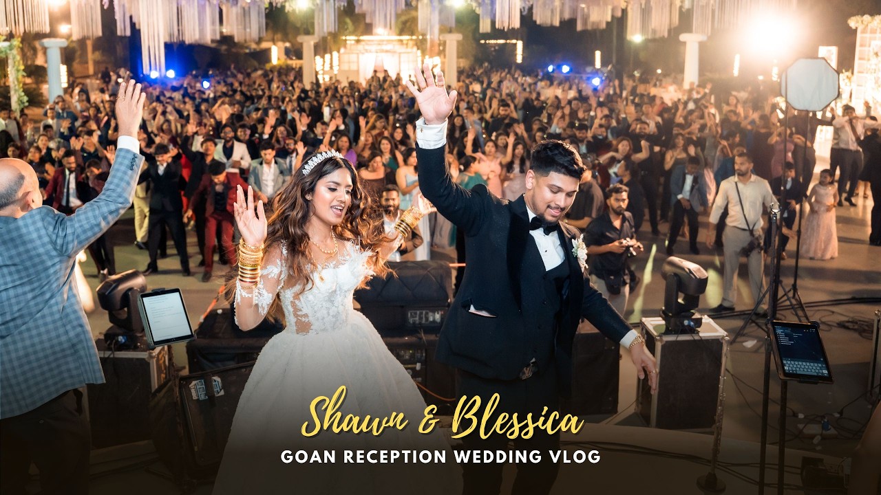 Shawn & Blessica Wedding Reception Vlog | Raagas2Riches Band Sets Gawins Verna on Fire 🔥