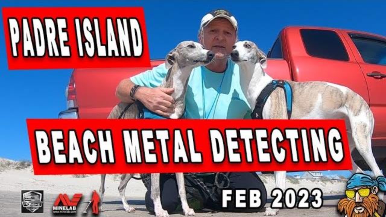 Beach Metal Detecting on Padre Island Texas Feb 2023