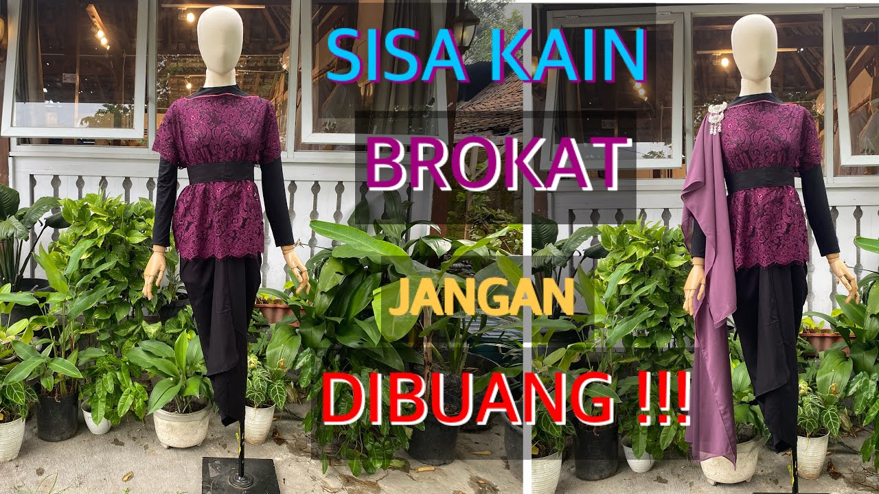 SISA KAIN BROKAT JANGAN DIBUANG !!! #tutorial #upcycle #lovesewing #passion #fashionberkelanjutan
