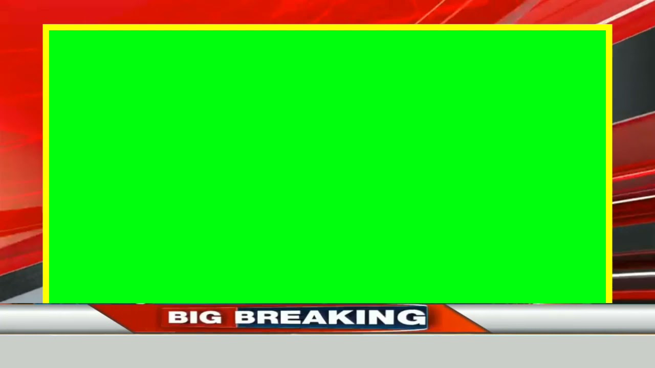 big breaking news green screen video no copyright free