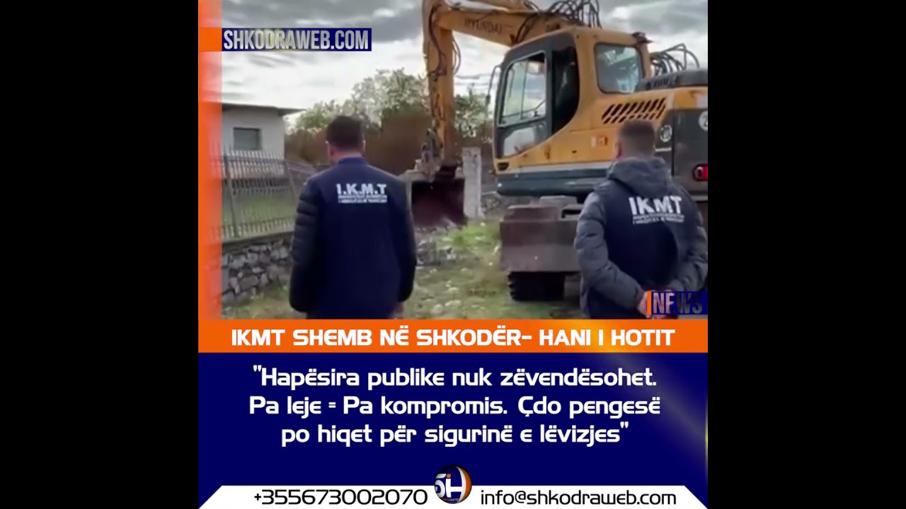 ShkodraWeb | VideoLajm IKMT nuk i ndahet Shkodr&euml;s, shembje p&euml;rgjat&euml; rrug&euml;s Shkod&euml;r- Hani i Hotit!