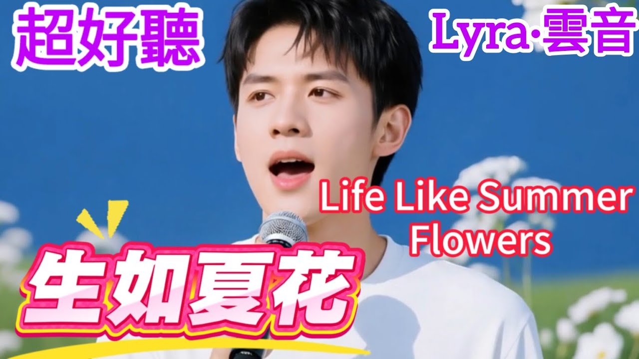Lyra·雲音 翻唱 超好聽 |《生如夏花》 | 原唱:樸樹 | 驚鴻一般短暫，像夏花一樣絢爛 | Beautiful | 
