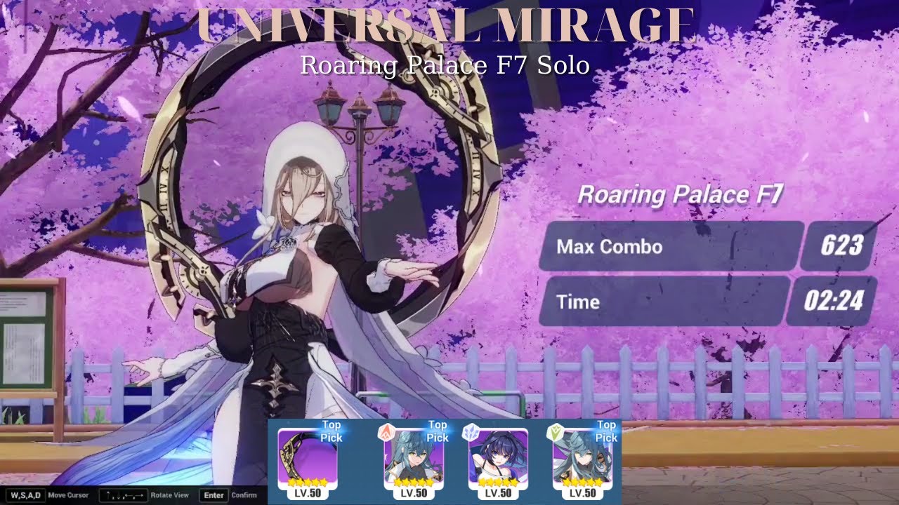 STRONG!!! Aponia Disciplinary Perdition Solos Universal Mirage Roaring Palace F7 [Honkai Impact 3rd]