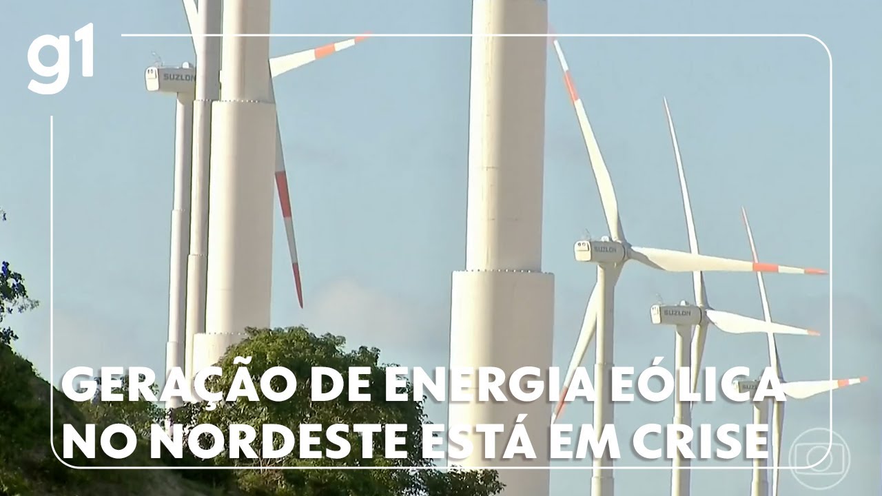 Geração de energia eólica em parques no Nordeste vive momento de crise