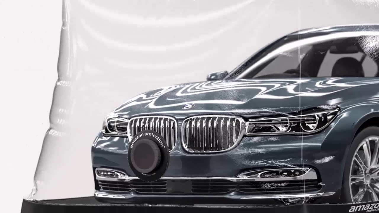 BMW 7 series cares with Amazon protection capsule / bubble cover