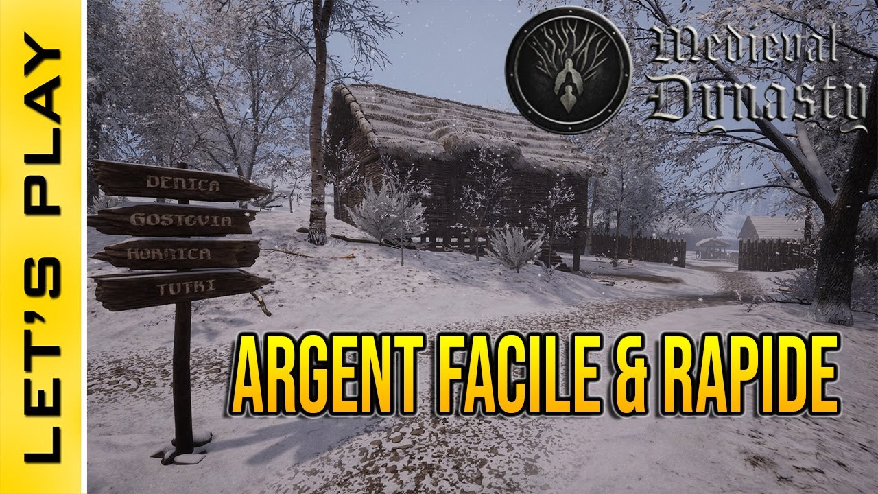 Medieval Dynasty : Astuces: Argent Rapide & Facile. Bien gérer les postes de travail des villageois.