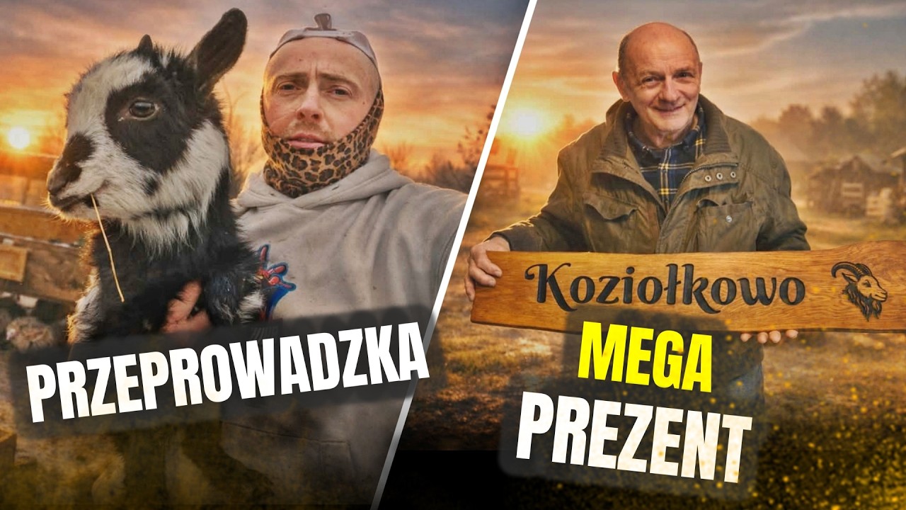 KOZIA PRZEPROWADZKA I MEGA PREZENT OD WIDZA ! pan J&oacute;zek pomaga 👴 odc. 843