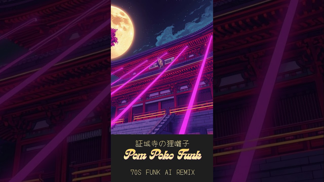 Pom Poko Funk (証城寺の狸囃子) | 70s Funk AI Remix 