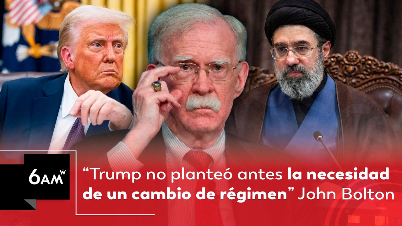 Guerra con Irán, falta de apoyo público y dificultades políticas que Trump enfrenta | 6AM W