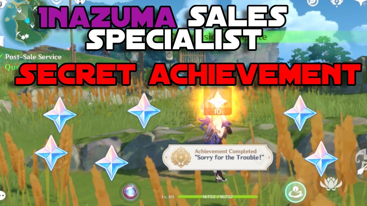 Inazuma Sales Specialist Commission Secret Achievement | Genshin Impact 2.0