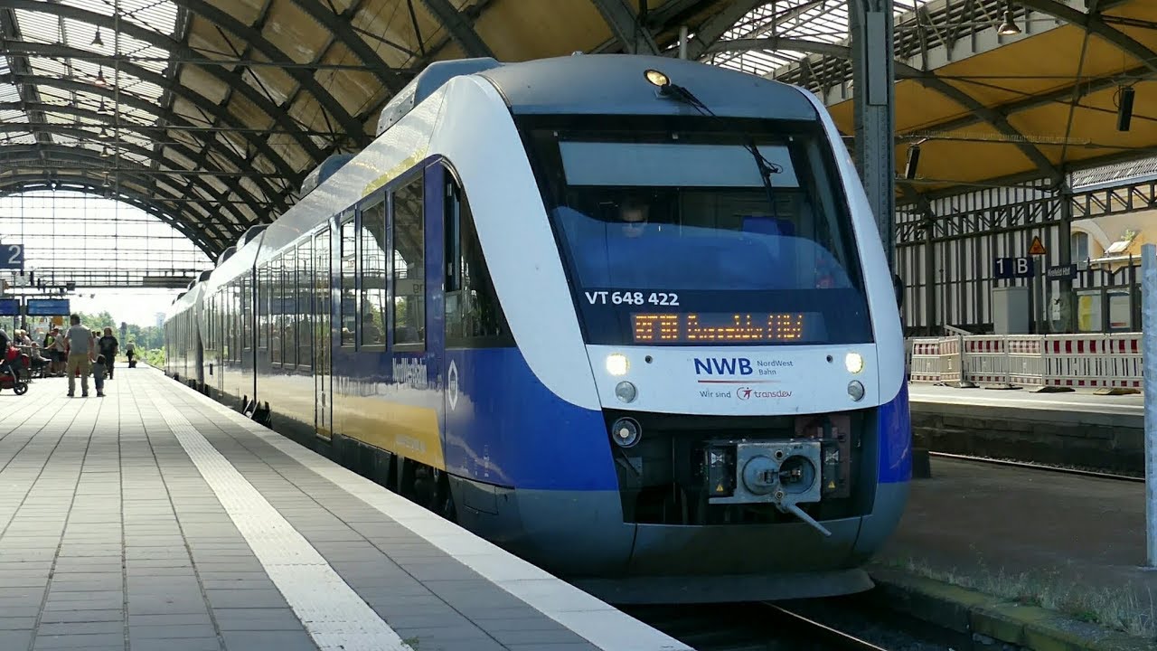 Bahnbetrieb in Krefeld Hbf