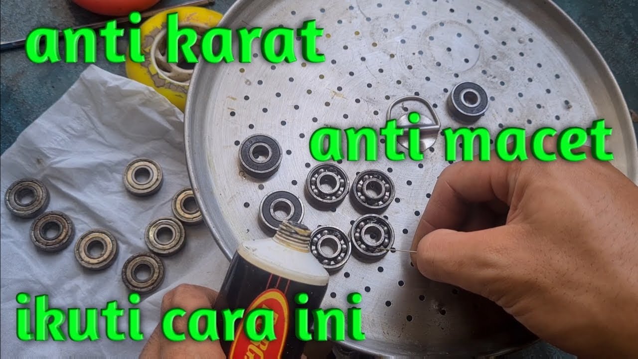 CARA MEMBERSIHKAN BEARING SEPATU RODA | Inline Skate