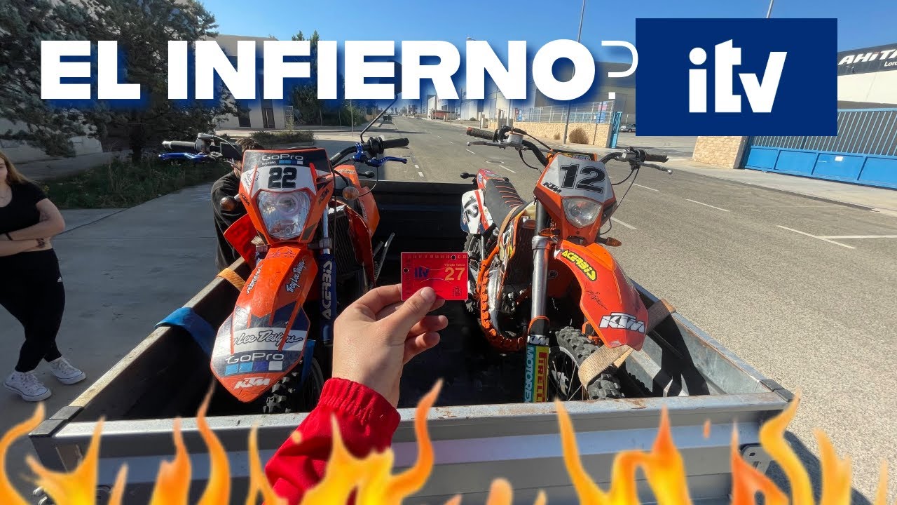 ITV EN ESPAÑA PARA LAS MOTOS , 2 KTM , muchas cosas que cambiar 🔵🔥