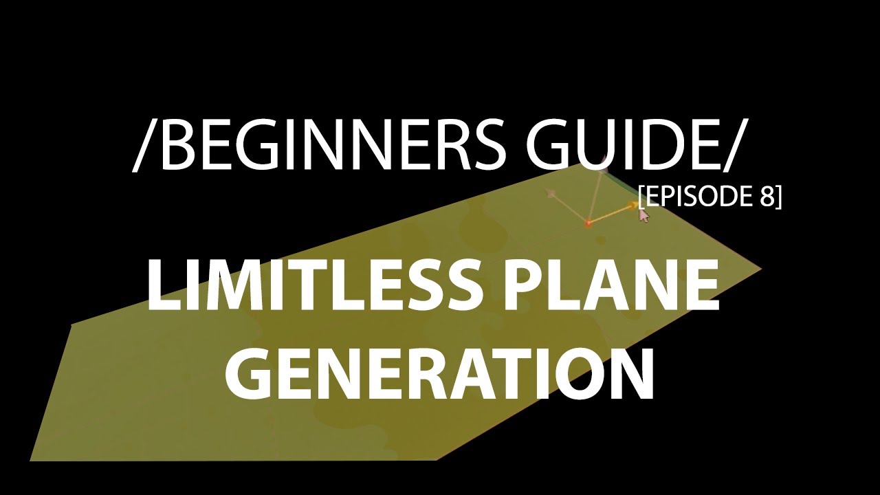 Limitless Plane Generation : Beginners Procedural Generation EP 8 - Unity3D