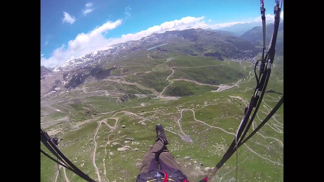 Parapendio a Cervinia - Pilota André 