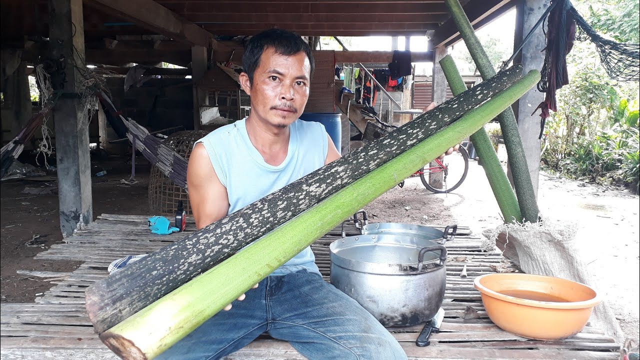แกงต้นบุก วิธีแกงต้นบุก