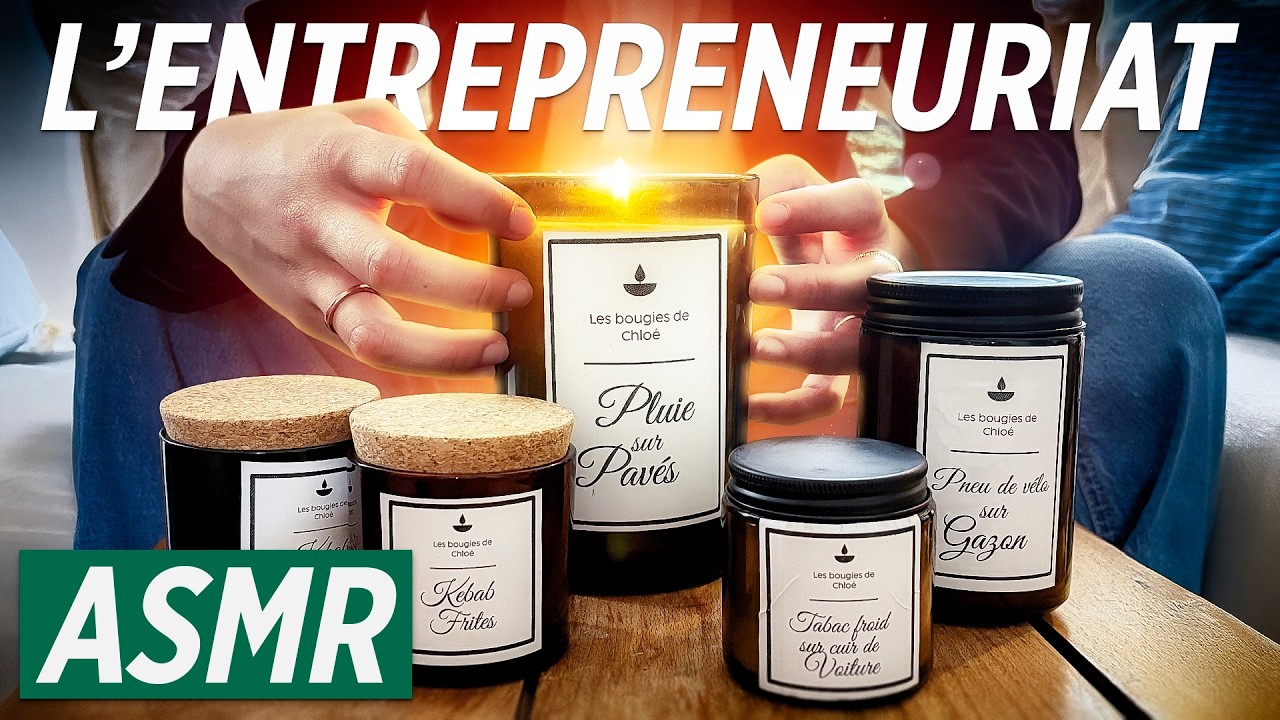 ASMR je crée mon entreprise de bougies | Chuuut | Crédit Agricole