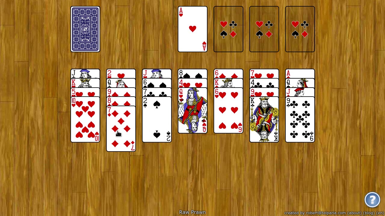 Raw Prawn Solitaire - How to Play