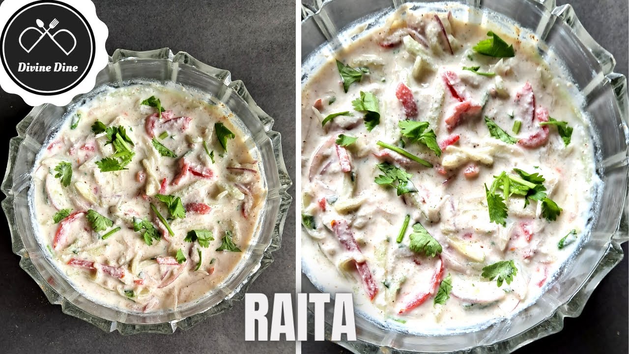 RAITA Recipe | Raita for Biryani/Pulao | Easy & Quick Raita Recipe | Divine Dine