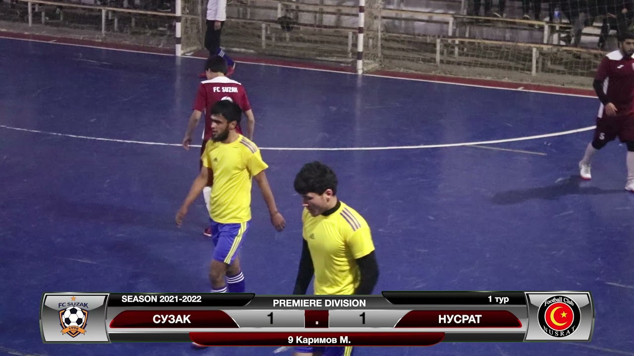 Сузак - Нусрат l ЖАЛФУТЛИГА l 1 тур I Премьер Дивизион l сезон 2021-2022 l
