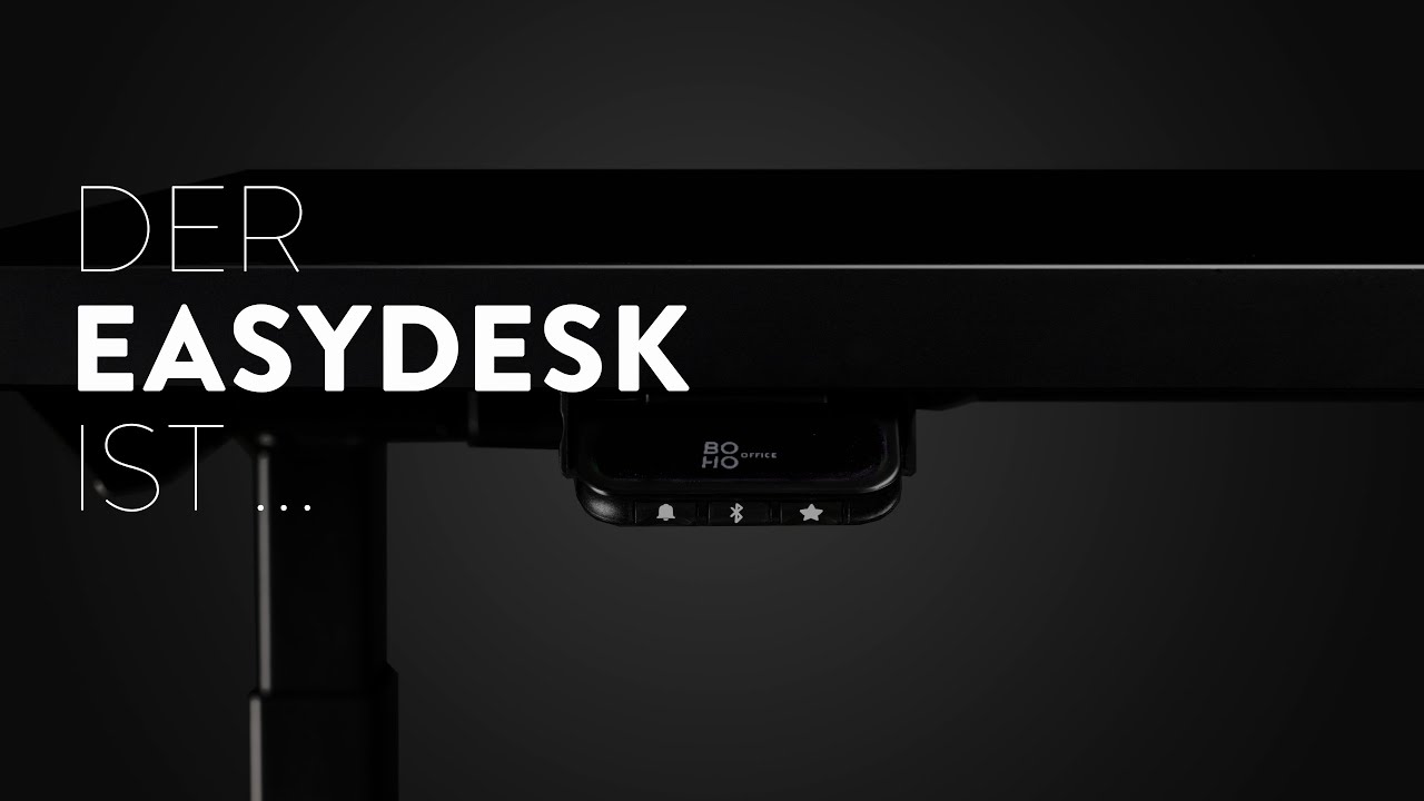 boho office&reg; Easydesk Schreibtisch h&ouml;henverstellbar elektrisch | Produktvideo