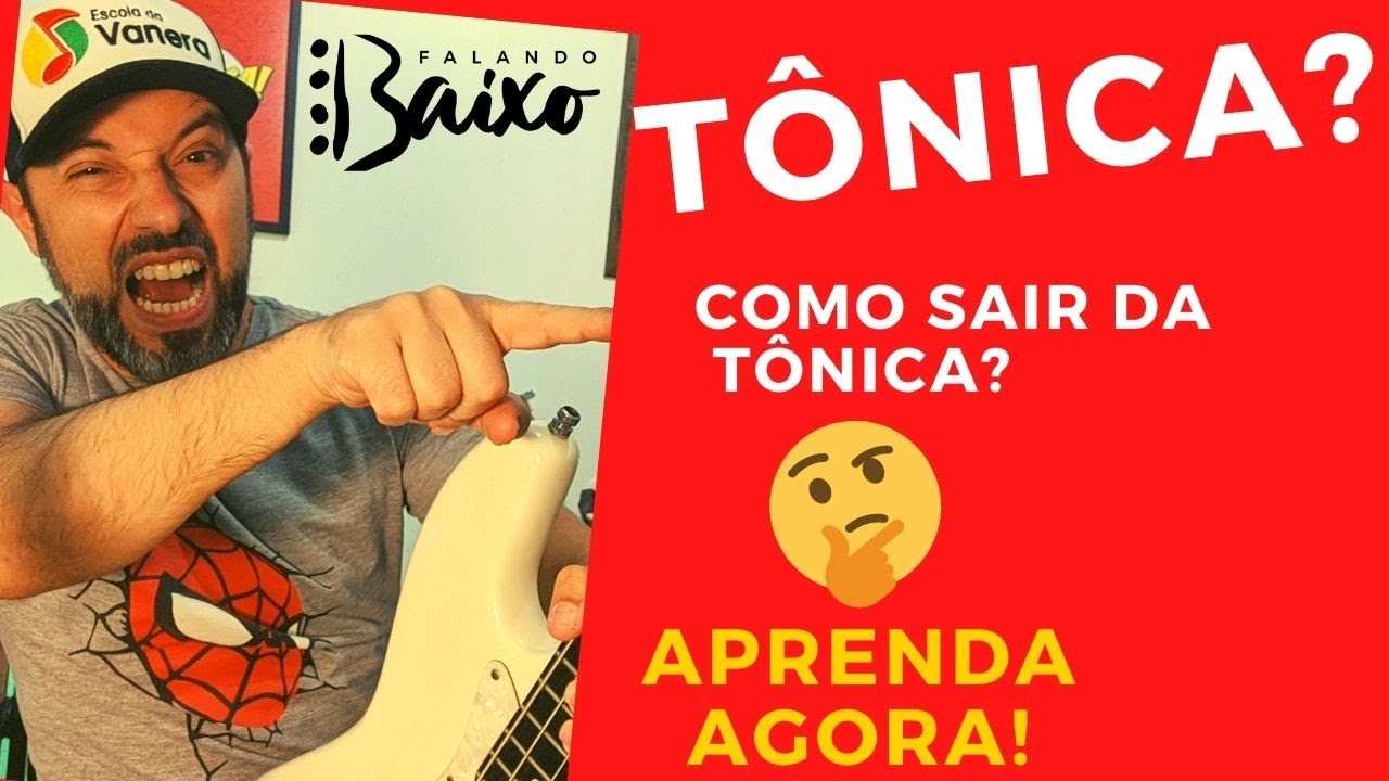 Como Sair da Tônica no Baixo – O que é Tônica? Aula de Contrabaixo – Falando Baixo