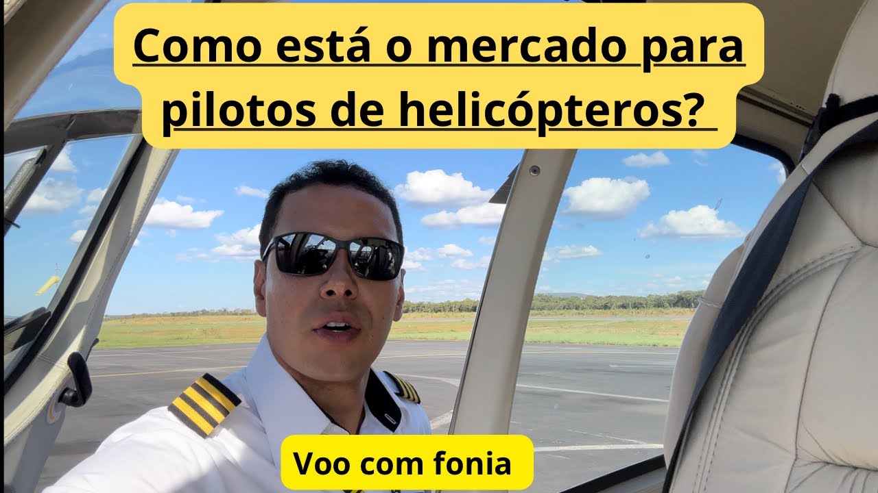 Como está o MERCADO de trabalho para PILOTOS de HELICÓPTEROS?