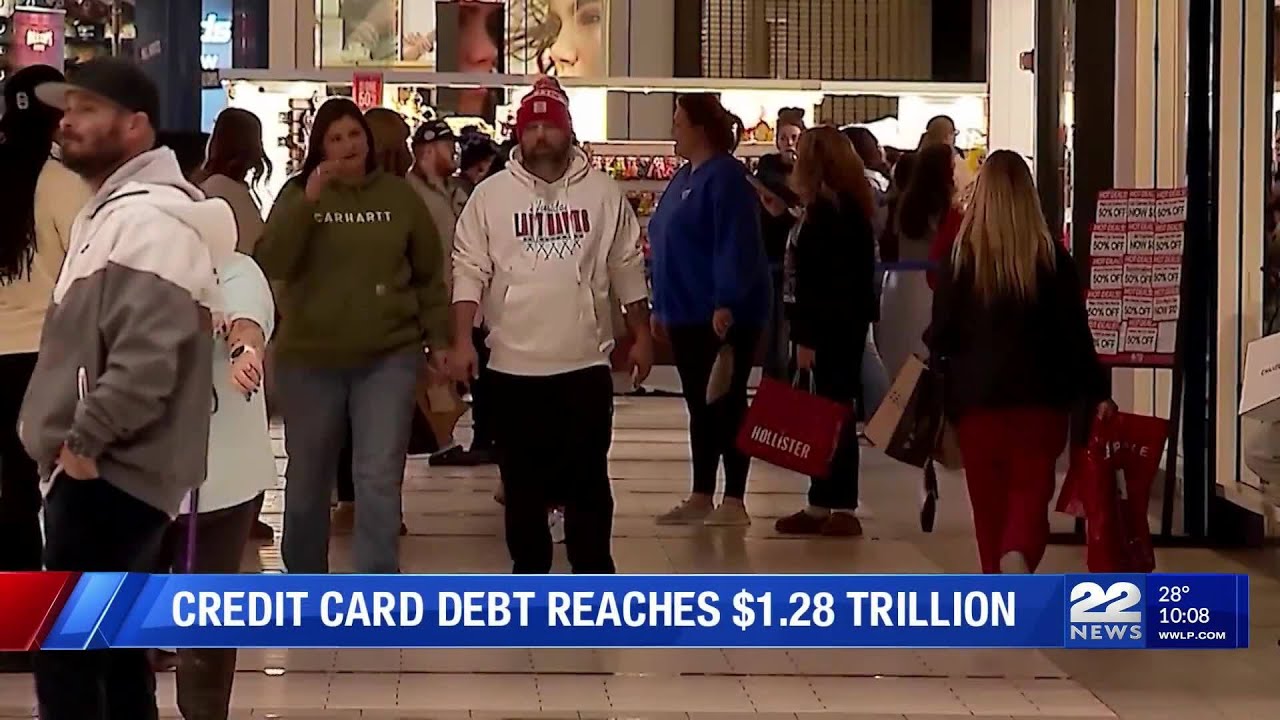 U.S. credit card debt hits record high of $1.28 trillion
