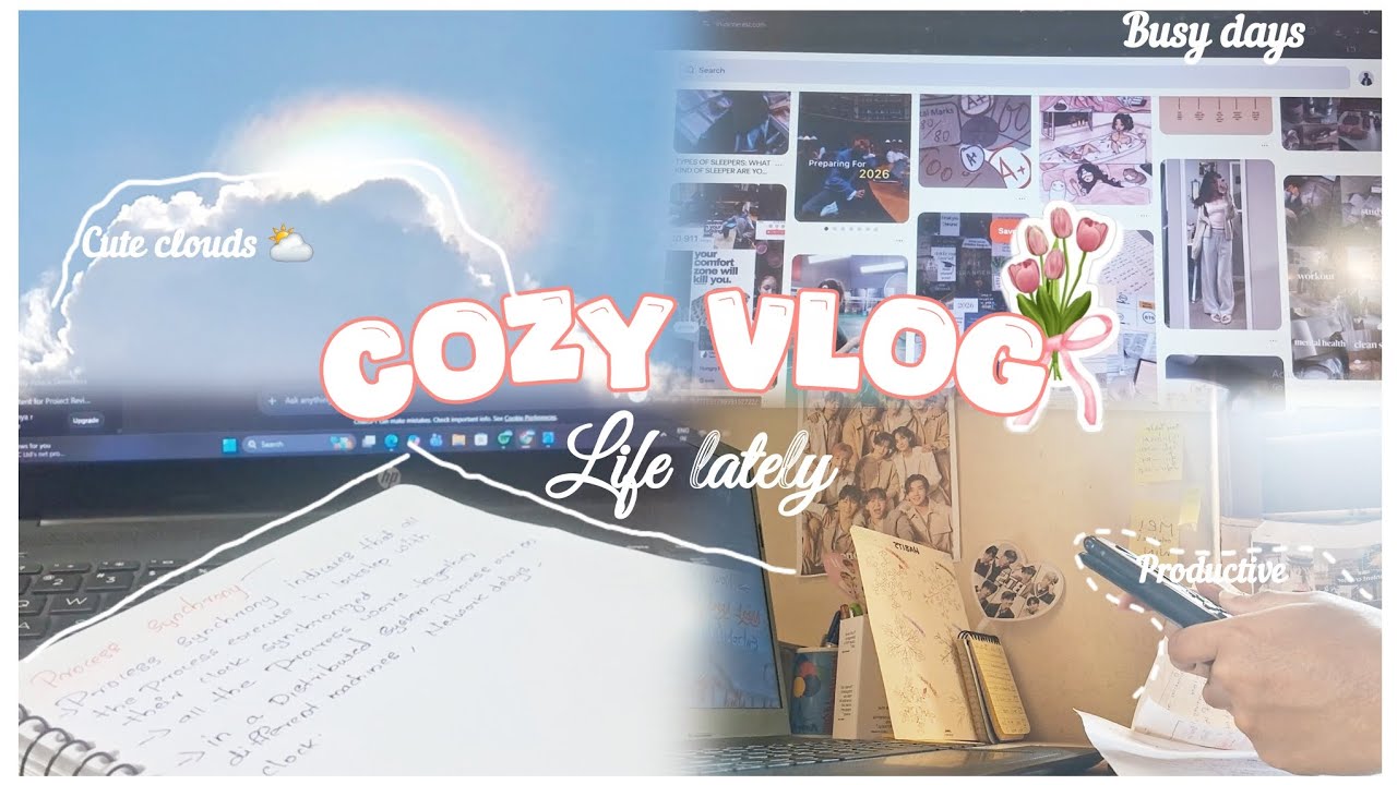 COZY VLOG💌 , Productive days in my life📚 , haircut🎀,cousins wedding BTS 👰‍♀