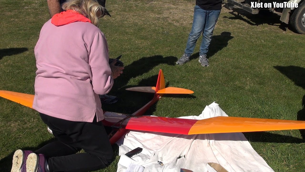 Stephanie's Bird Of Time RC plane (old-school)
