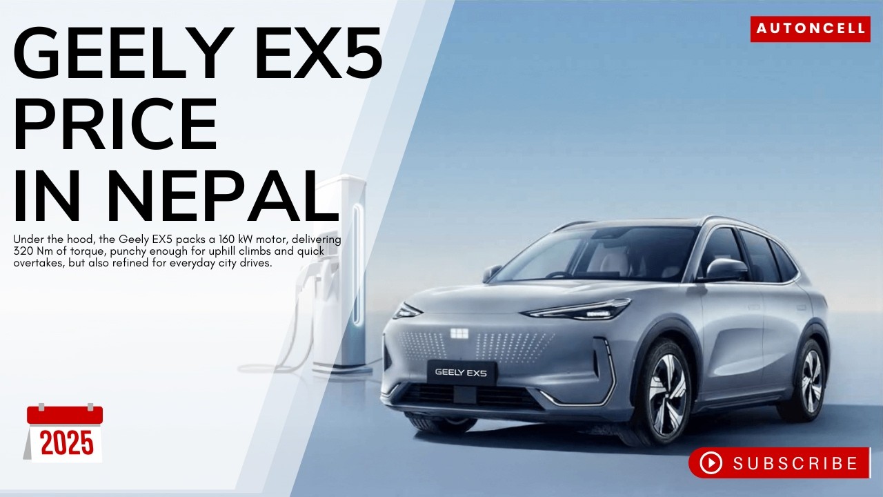Geely EX5 Price in Nepal | Features Geely&rsquo;s advanced GEEA 3.0 Architecture