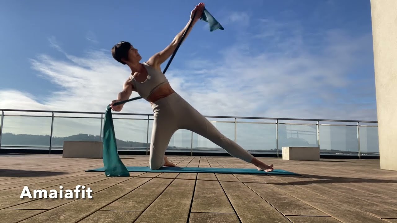 PILATES CON BANDA ELÁSTICA - Nivel intermedio.