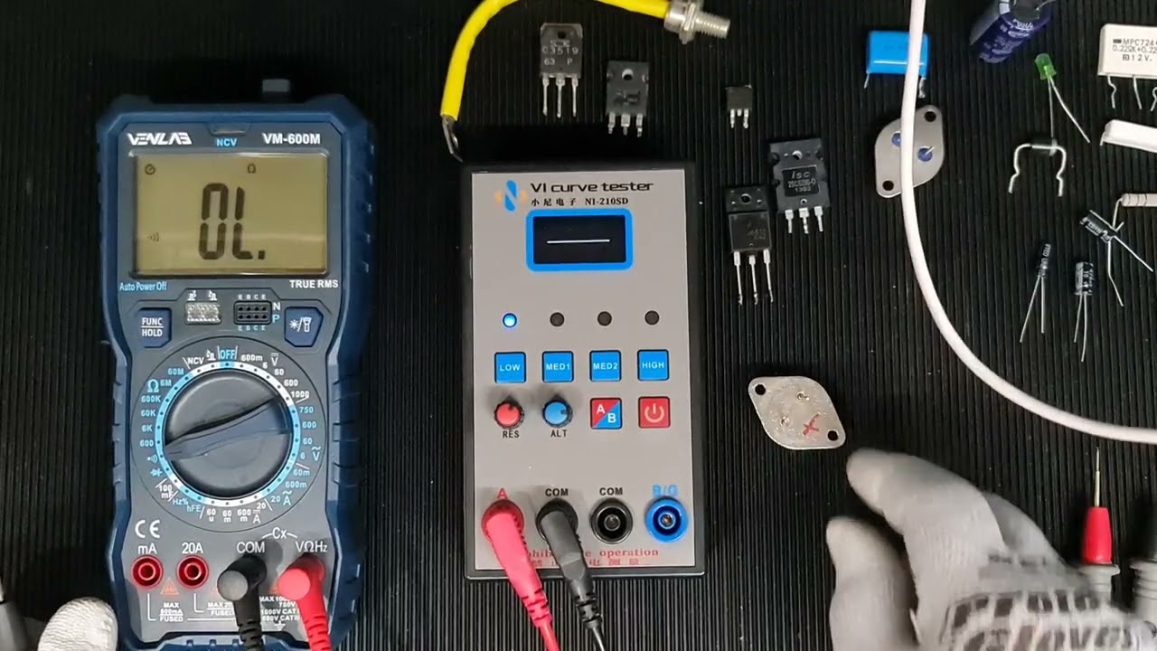 VI  CURVE  TESTER  NI-210SD  TRASADOR DE CURVAS. xiaoni.(REVISÍON).