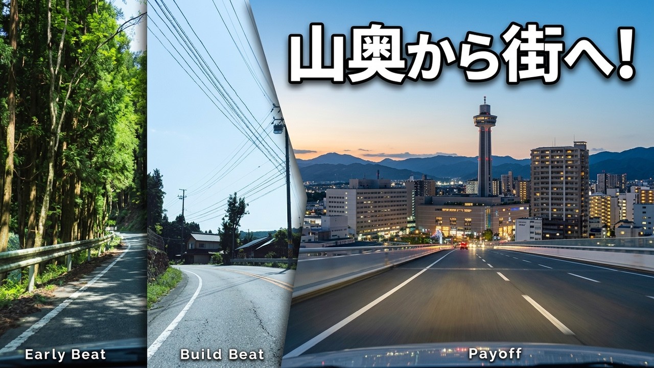 🌿 【浜松ドライブ】山奥から街へ！癒しの音楽と絶景を楽しむ旅